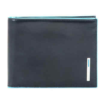 Portafoglio Uomo Piquadro | con portamonete e porta carte di credito | Linea Blue Square | PU1239B2-blu