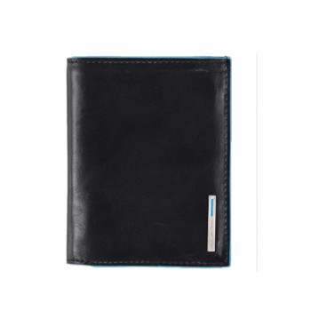Portafoglio Uomo Piquadro | verticale | Pelle | Blue Square | PU1740B2-Nero