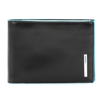 Portafoglio Uomo Piquadro | con portamonete | Linea Blue Square | PU257B2-nero