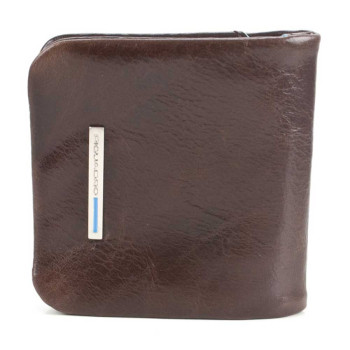Portamonete Piquadro | Linea Blue Square | PU2636b2-mogano (valigeria)