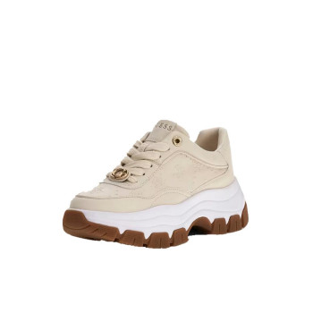 Scarpa donna sneakers bassa Guess Berrett Cream