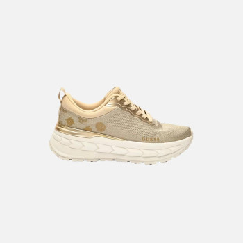 Scarpa donna sneakers bassa Guess Runit 4G Platino