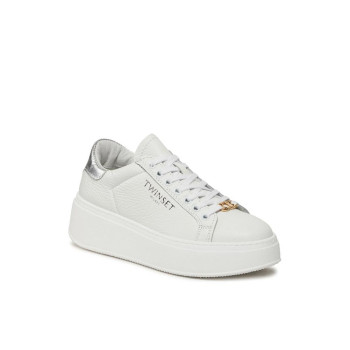 Scarpa Donna Sneakers Taglia 37 Twinset Bianco/Argento | Valigeria.it