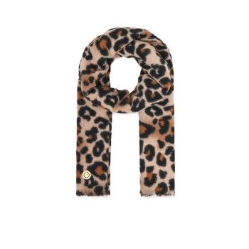 Sciarpa donna stola leopardata Guess Domitilla Black