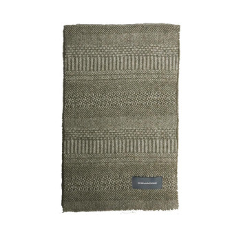 Sciarpa uomo in lana Piquadro Verde/Grigio 