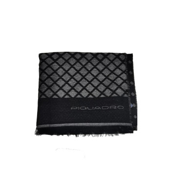 Sciarpa Uomo Misto Shawl 50x180 Piquadro Nero  Valigeria.it