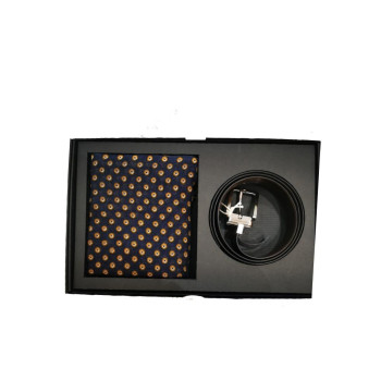 Set Gift Box Uomo Sciarpa + Cintura Spalding&Bros Nero  Valigeria.it