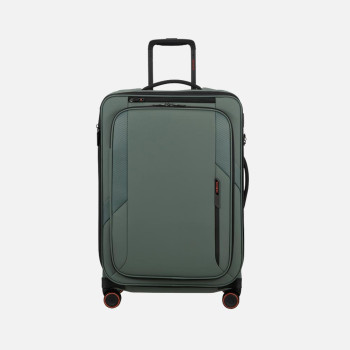 Trolley mobido 67cm 4 ruote medio espandibile Samsonite Glazed Sage Green