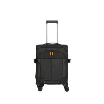 Trolley morbido 55cm 4 ruote cabina Briizi 09104701-Travelite Nero Valigeria-it