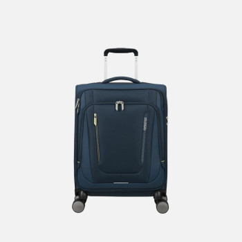 Trolley morbido 55cm 4 ruote cabina American Tourister Wanderlite Dark Navy