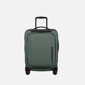 Trolley morbido 55cm 4 ruote cabina espandibile Samsonite Sage Green