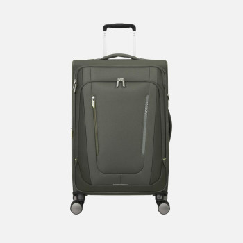 Trolley morbido 68cm 4 ruote medio espandibile American Tourister Wanderlite Dark Khaki