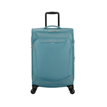 Trolley Morbido Medio Summerride American Tourister Breeze Blu  Valigeria.it