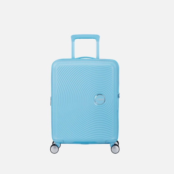 Trolley rigido 55cm 4 ruote cabina Soundbox American Tourister Blueberry Fizz