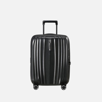 Trolley rigido 55cm 4 ruote cabina espandibile Samsonite Nexis Onix Black