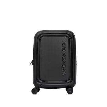 Trolley rigido 55cm cabina 4 ruote espandibile Mandarina Duck Logoduck + Black