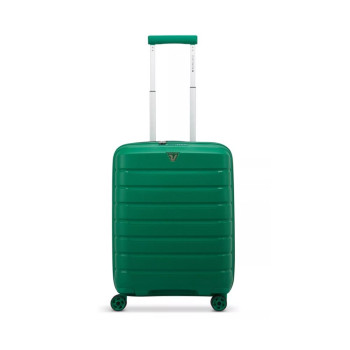Trolley rigido 55cm 4 ruote cabina espandibile Roncato Valigeria B-Flying Verde Brillante
