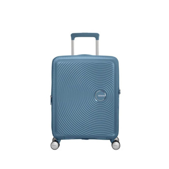 Trolley Rigido Cabina Soundbox American Tourister Stone Blue  Valigeria.it