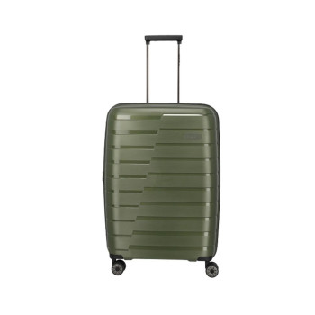 Trolley rigido espandibile medio Air Base Travelite 07534886-Olive Valigeria-it 