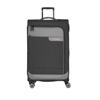 Trolley rigido grande espandibile Viia Travelite 09284904-Antracite Valigeria-it