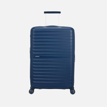 Trolley rigido 68cm 4 ruote medio espandibile American Tourister FastForward Navy Blue