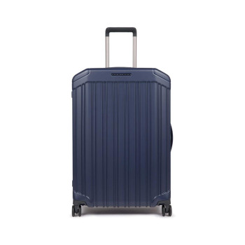 Trolley Rigido Medio Piquadro Blu Opaco  Valigeria.it