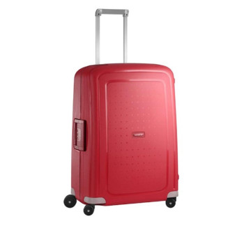 Trolley Rigido Medio S'cure Samsonite Crimson Red  Valigeria.it
