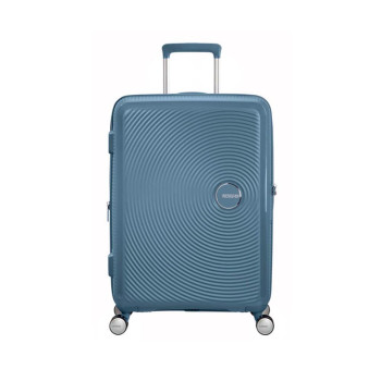 Trolley Rigido Medio Soundbox American Tourister Stone Blue  Valigeria.it