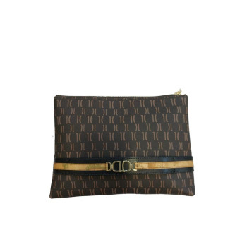 Trousse rettangolare grande Alviero Martini Prima Classe Nero