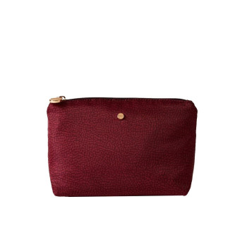 Trousse rettangolo media Borbonese Merlot