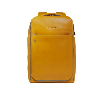 Zaino Business 14.1 Blue Square Piquadro Giallo | Valigeria.it