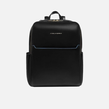 Zaino business porta computer 14.1 quadrato Piquadro Blue Square Nero