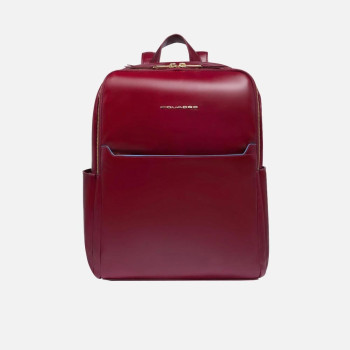 Zaino business porta computer 14.1 quadrato Piquadro Blue Square Rosso