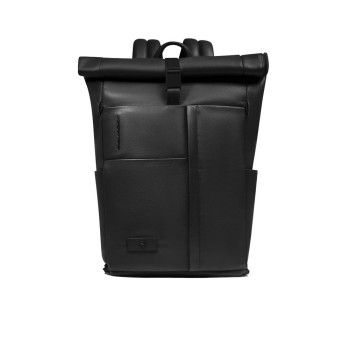 Zaino business roll-top porta computer Piquadro Nero