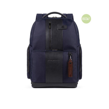 Zaino Porta Computer Brief Piquadro Blu  Valigeria.it