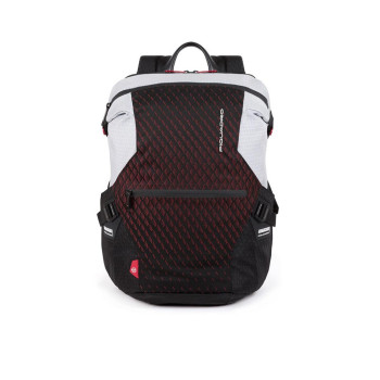 Zaino Porta Computer Piquadro Akron Grigio  Valigeria.it