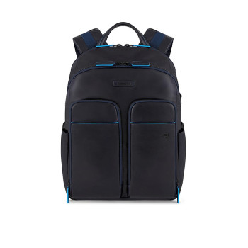 Zaino Porta Computer Revamp Piquadro Blu  Valigeria.it