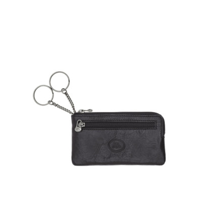 Porta Chiavi Busta con Zip Anteriore | The Bridge Story Uomo | 01152501-Nero/Rutenio