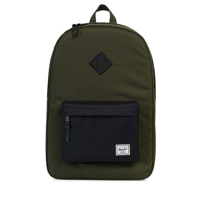 Zaino con Tasca Anteriore | Herschel Heritage | 100070157200582-Forest/Black
