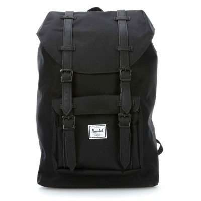 Zaino con Tasca Anteriore | Herchel Little America Mid-Voume | 100200053502003-Black