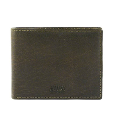 Portafoglio Uomo Orizzontale Semplice | Avirex Effetto Vintage | AVXG2784-Olive