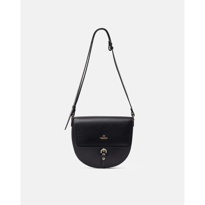 Borsa Donna Tracolla Crossbody Eva Cuoieria Fiorentina Nero Valigeria.it