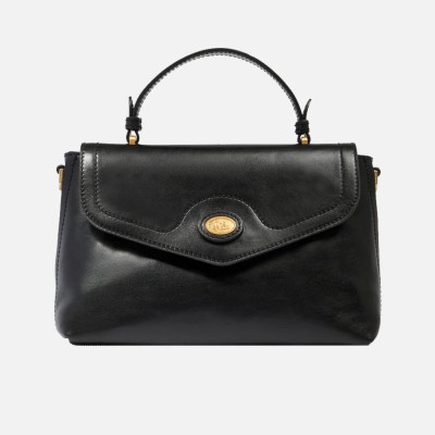 Borsa donna a mano con tracolla The Bridge Story Donna Nero/Oro