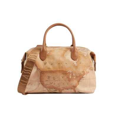 Borsa Donna Bauletto Geo Soft Alviero Martini Naturale  Valigeria.it