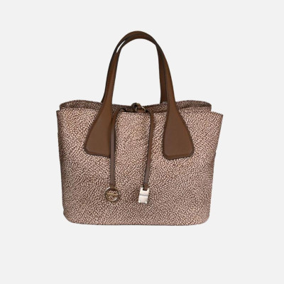 Borsa donna bauletto medio Borbonese Beige/Marrone