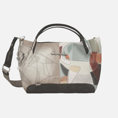 Borsa donna due manici con tracolla Anekke Auralis Multicolor