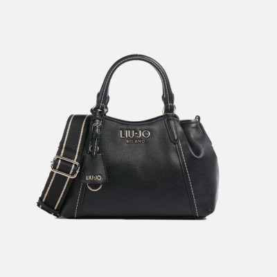 Borsa donna due manici con tracolla Liu Jo Trepida Nero