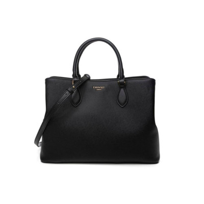 Borsa donna due manici con tracolla Twinset 251TB727000006 Nero Valigeria-it 