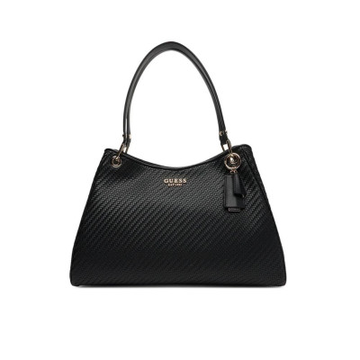 Borsa donna due manici Guess Mirema Black 