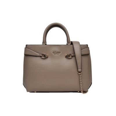 Borsa donna due manici Lorelei Guess HWVG9639060-Dark Taupe Valigeria-it 